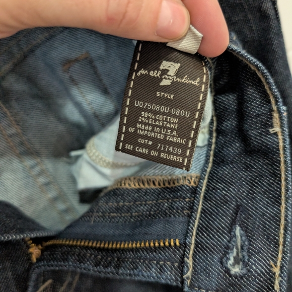 7 For All Mankind Bootcut Jeans Blue Size 32 - Picture 8 of 8